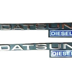 DATSUN 720 Pickup Diesel Side Fender Emblem