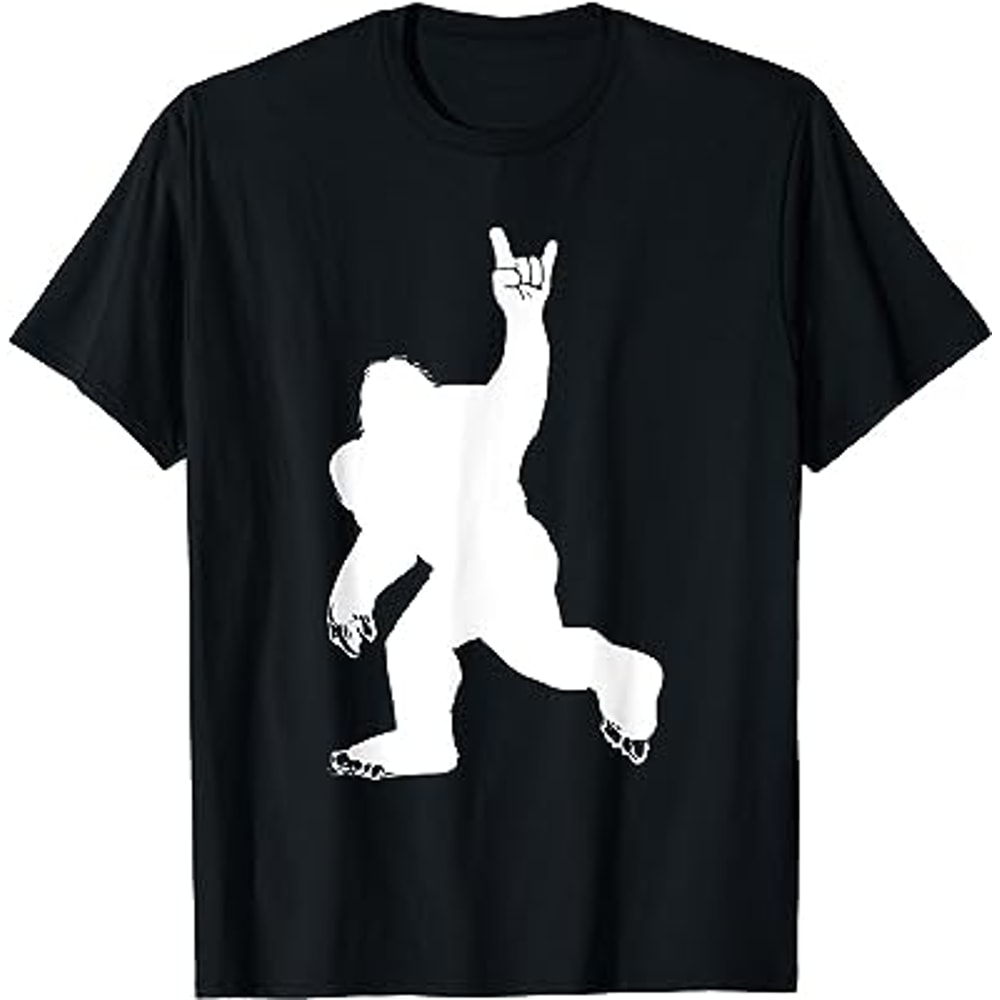 Rock On Bigfoot for Rock and Roll Sasquatch Believer T-Shir.jpg