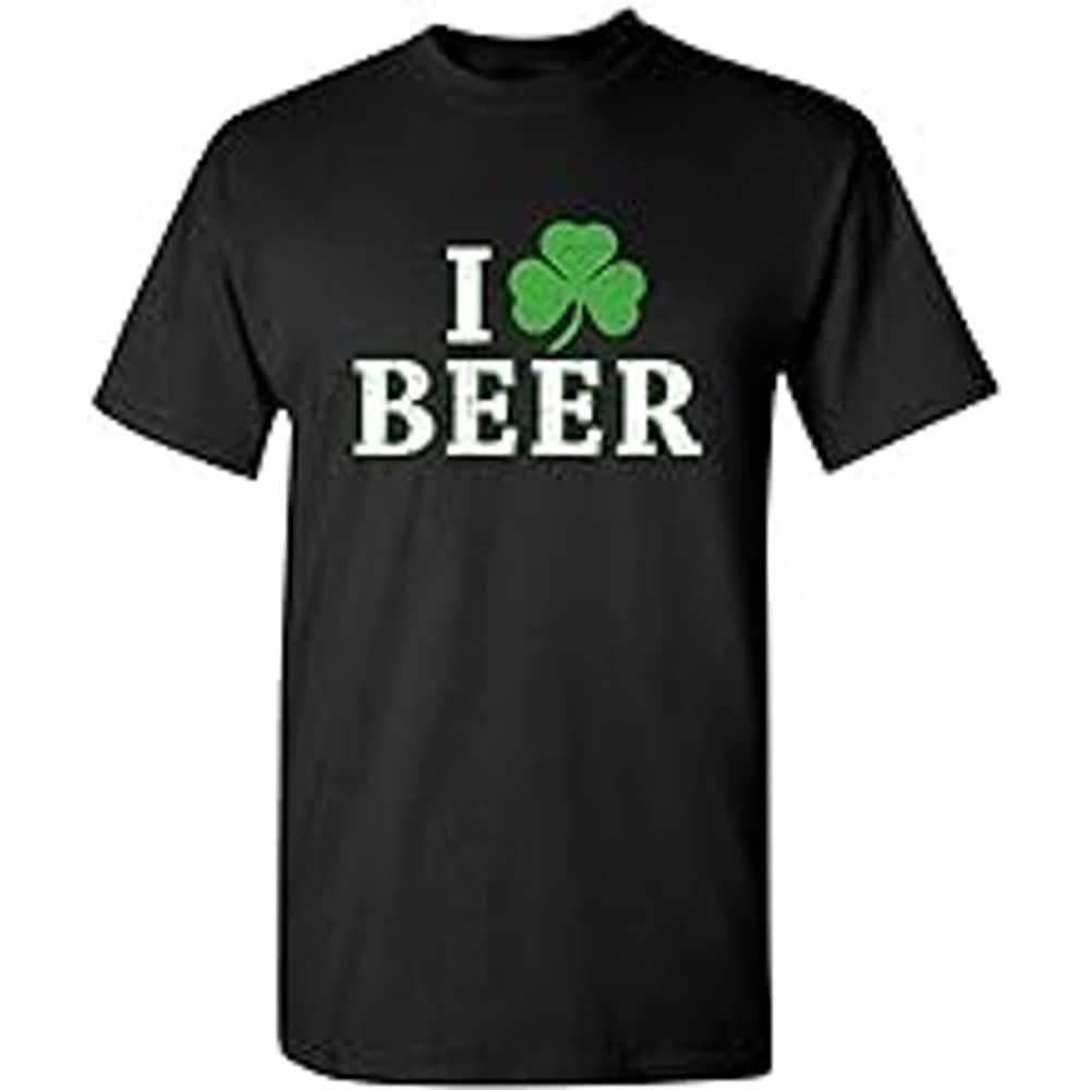 I Clover Beer St Patrick's Day Novelty Sarcastic Funny T Shirt.jpg