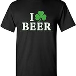 i clover beer st patrick's day novelty sarcastic funny t shirt