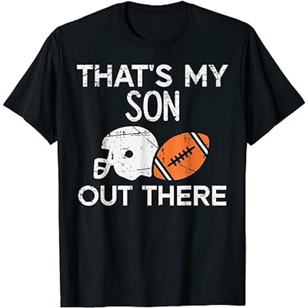 baseball grandma, that's my grandson out there football T-Shirt.jpg