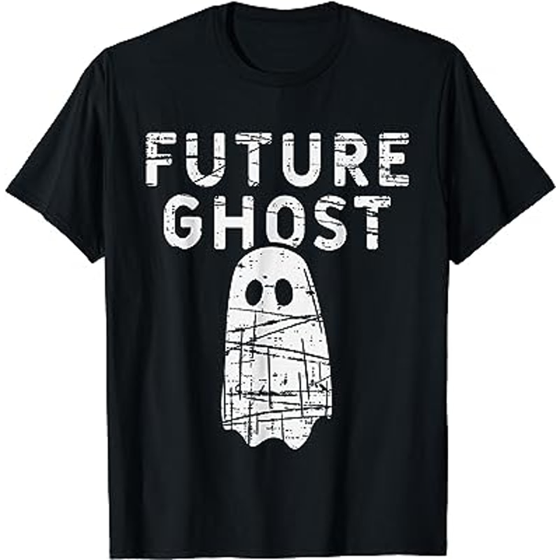 future ghost, halloween ghost, halloween scary costumes T-Shirt.jpg