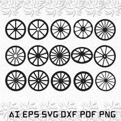 Wagon Wheel svg, Wagon Wheels svg, Wagon svg, Wheel, old, SVG, ai, pdf, eps, svg, dxf, png