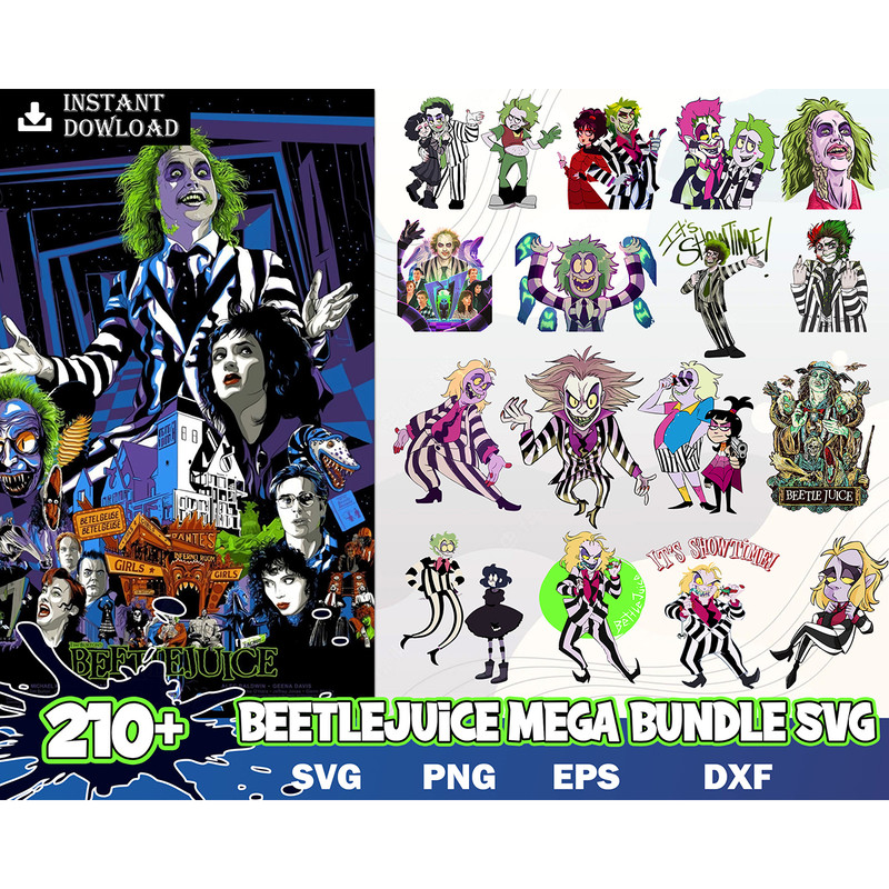 210 Beetlejuice Bundle Svg, Beetlejuice Svg, Horror Movie Svg, Zombie Svg, Sandworm Svg, Lydia Deetz Svg, Beetlejuice Cricut Instant Download.jpg