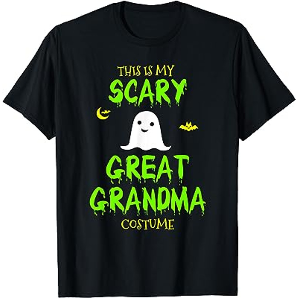 This Is My Scary Great Grandma Costume Halloween Lazy Easy T-Shirt.jpg