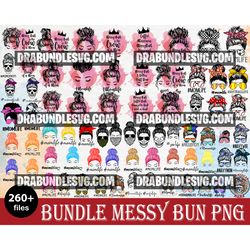 260 messy bun svg, messy bun with glasses svg, momlife svg, mom skull svg, messy bun classy afro woman svg - printable,