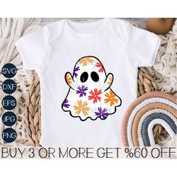 Ghost SVG, Girls Halloween SVG, Boo SVG, Spooky Svg, Baby Halloween Svg, Halloween Mom Png, File For Cricut, Sublimation