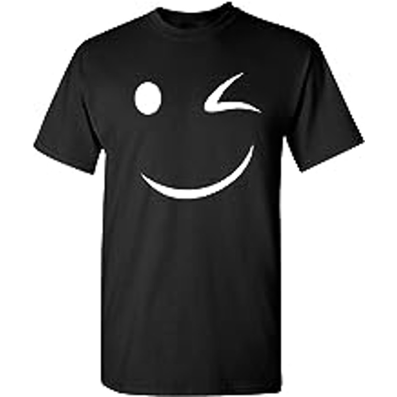 Wink Smile Mens Adult Humor Graphic Novelty Sarcastic Funny T Shirt.jpg