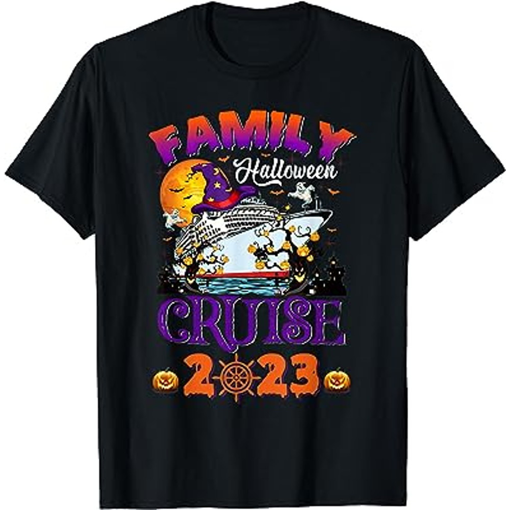 Family Halloween Cruise 2023 Halloween Cruise Cruising Lover T-Shirt.jpg