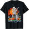 Skeleton Playing Rock On Guitar Happy Halloween Pumpkin Moon T-Shirt.jpg