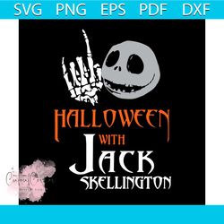 halloween witch jack skellington svg graphic design file