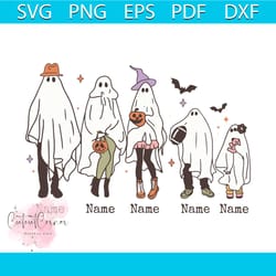 custom family ghost svg matching family halloween svg
