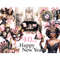 Happy New Year Clipart, Carnival Clipart PNG Bundle, GlamArtZhanna, Masquerade Clipart, Black Girl Clipart Bundle, Party Girls Illustrations Bundle, Party Clip