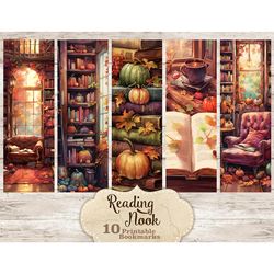 Reading Nook Bookmarks Printable | Bookmark Designs