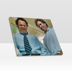 Step Brothers Sword fight scene Frame Canvas Print, Wall Art Home Decor