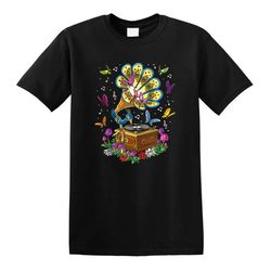psychedelic gramophone shirt