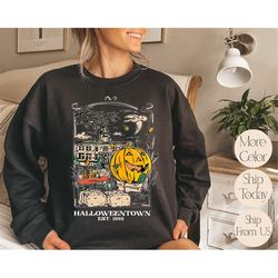 halloweentown 1998 sweatshirt, disney halloween sweatshirt, 2022 halloween party sweatshirt, halloween town fall hoodie,
