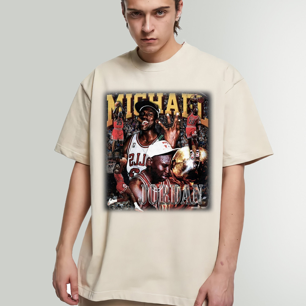 Michael Jordan Shirt, Retro American Basketball Bootleg Style T-Shirt, Michael Jordan Graphic Tee, Michael Jordan Overszied t Shirt - 2.jpg