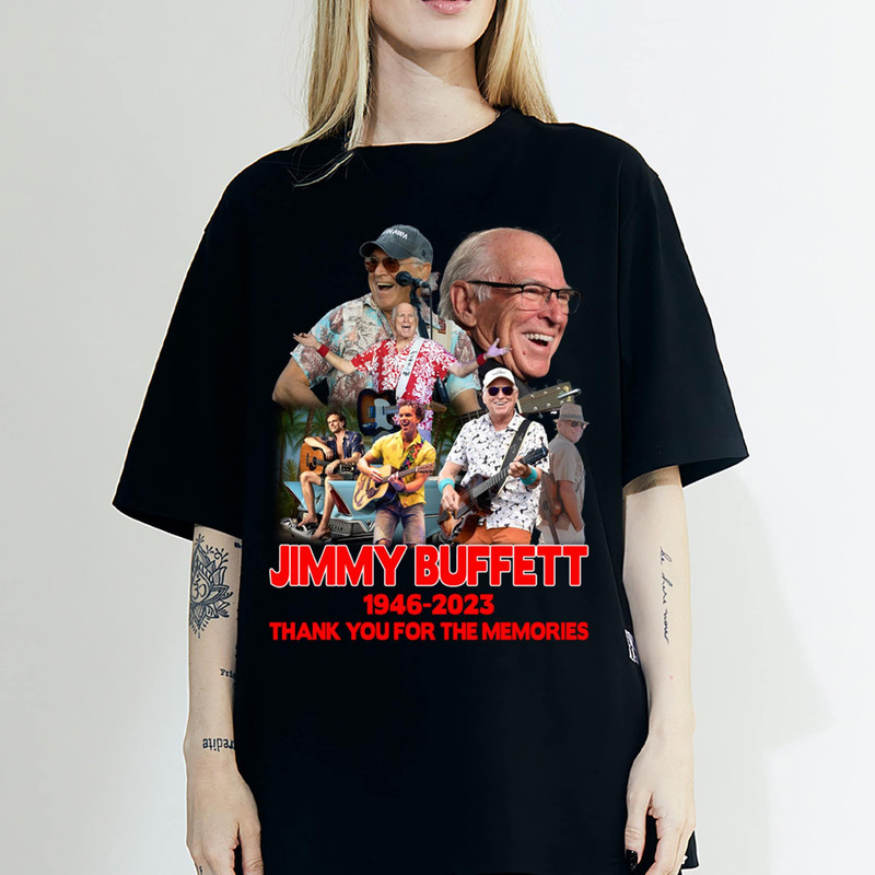 RIP Jimmy Buffett Shirt, Jimmy Buffett Fan Gift, Parrothead Island Shirt, Jimmy Buffett  1946-2023, Jimmy Buffett Memorial Shirt - 1.jpg