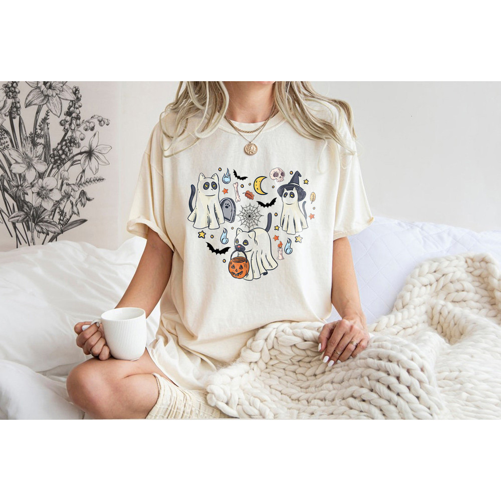 Halloween Cat Heart PNG, Cat Ghost Boo Png, Halloween Pumpkin Png, Spooky Vibes Happy Halloween File Digital, Download Png, Digital Download - 1.jpg