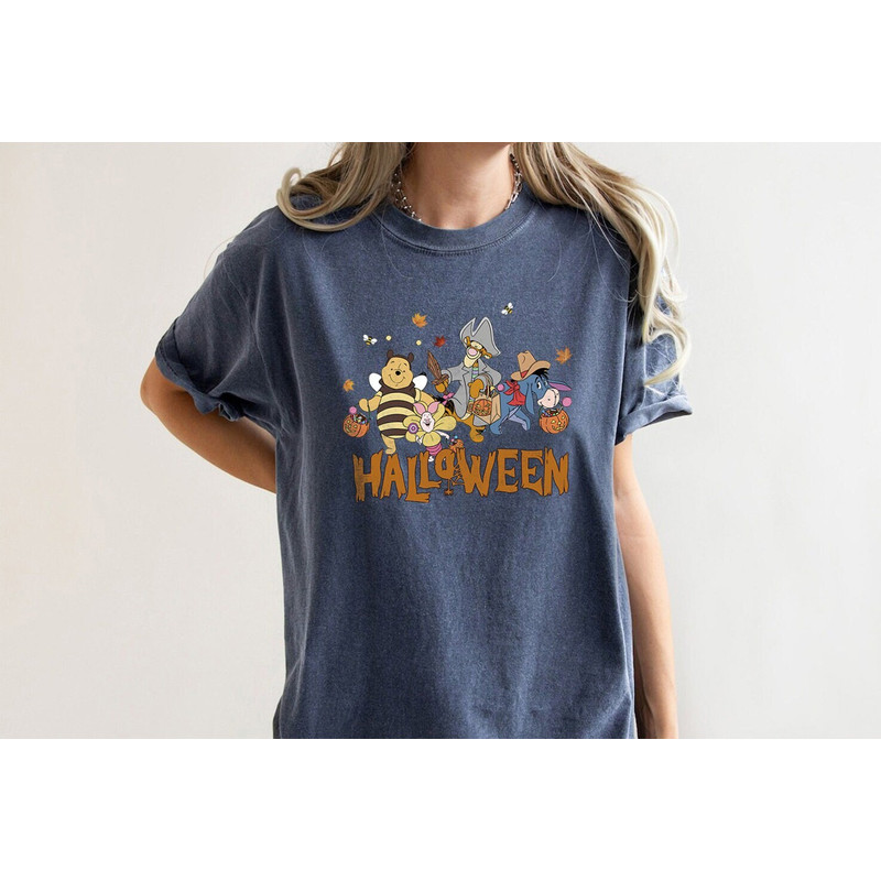 Halloween Winnie The Pooh PNG, Funny Pooh And Friends Halloween Costume, Happy Halloween Magic Castle, File Digital, Download PNG - 1.jpg