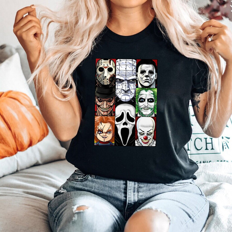 Horror Characters PNG, Halloween Movies, Top Horror Killers, Friends Horror Halloween Png, File Digital, Download PNG, Digital Download - 1.jpg