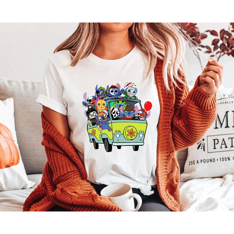 Horror Stitch Halloween Car PNG, Stitch Cosplay Horror Characters, Horror Movies, File Digital, Download PNG Digital Download - 1.jpg