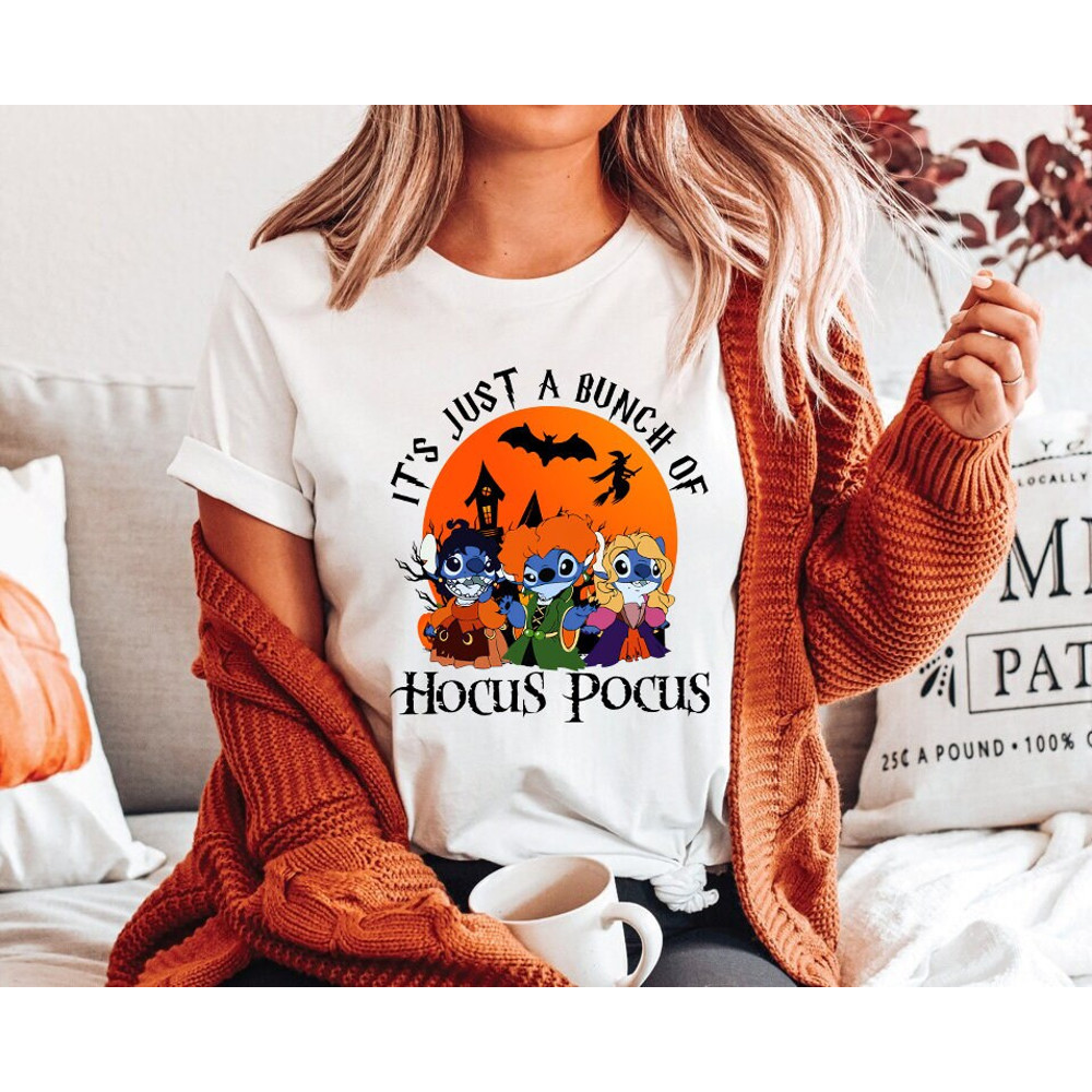 It's Just A Bunch Of Hocus Pocus, Stitch Cosplay Hocus Pocus PNG, Halloween Costume, Spooky Vibes Png, File Digital, Download PNG - 1.jpg