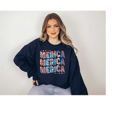 retro fourth of july sweatshirt, tie dye merica, usa, 4th of july sweater, america pullover, womens sweatshirt, independ