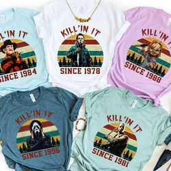 killin it png, retro horror characters png, halloween movie