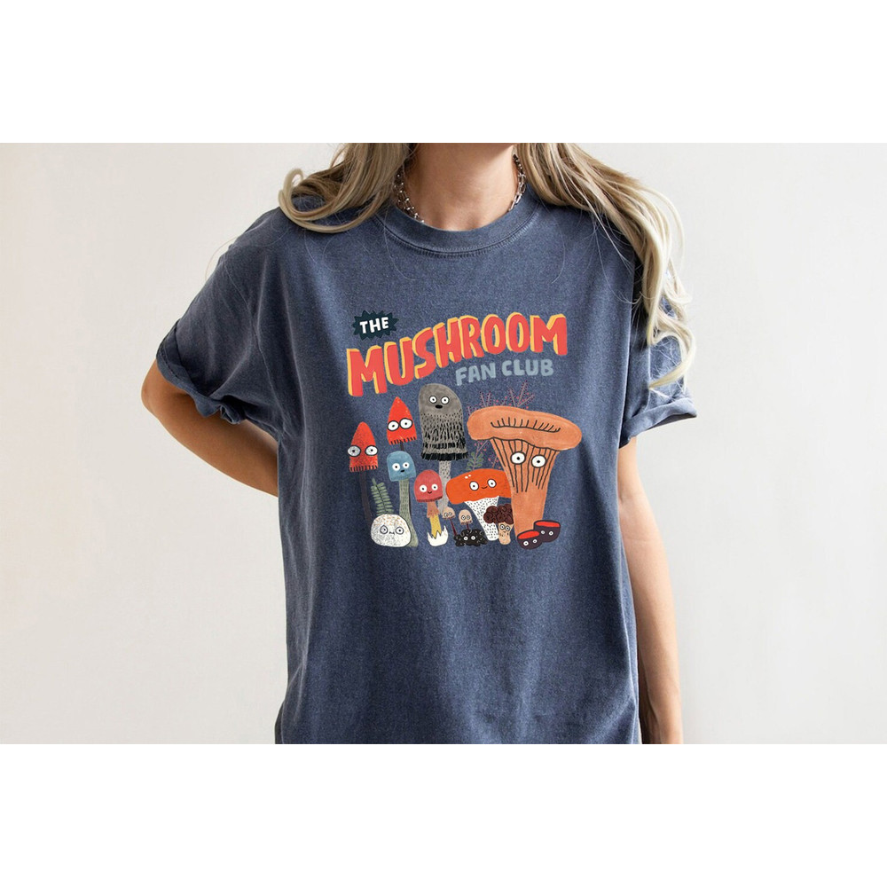 Mushroom Fan Club PNG, Retro Vintage Mushroom PNG File Digital, Download Png, Digital Download - 1.jpg