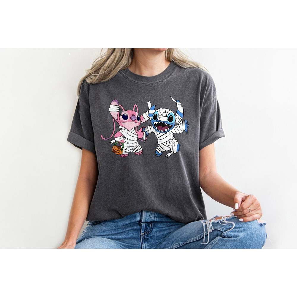 Stitch and Angel Mummies PNG, Halloween Mummies, Lilo and Stitch Png, Happy Halloween File Digital, Download Png, Digital Download - 1.jpg