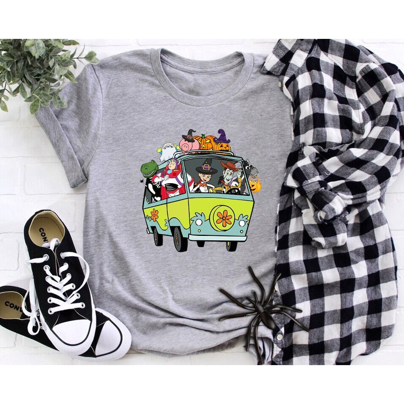 Toy Story Halloween Car PNG, Woody Buzz Lightyear Alien Jessy PNG, Halloween Costume, Trick Or Treat, File Digital, Download PNG - 1.jpg