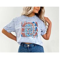 retro usa tie dye comfort colors shirt,america shirt,retro fourth shirt,women 4th of july shirt,america patriotic shirt,