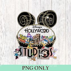 retro hollywood studios jollywood nights png, mickey head christmas png, disney christmas hollywood tower family png