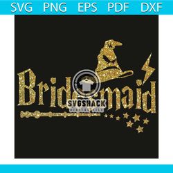 bridemaid harry potter font png, trending svg, bridemaid png, harry potter png, harry potter font, wedding png, png only