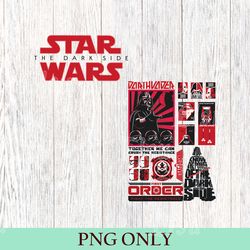 vintage disney star wars double sided png, retro star wars 2023 png, star wars a new hope faded, disneyworld png 300dpi