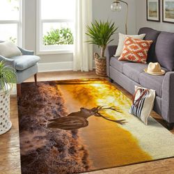 Beautiful Deer hunting interior decoration rug carpet &8211 IPH2171