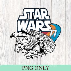 retro star wars 1977 png, star wars png, xwing png, disney star wars png, disney png, star wars gift, retro star war png