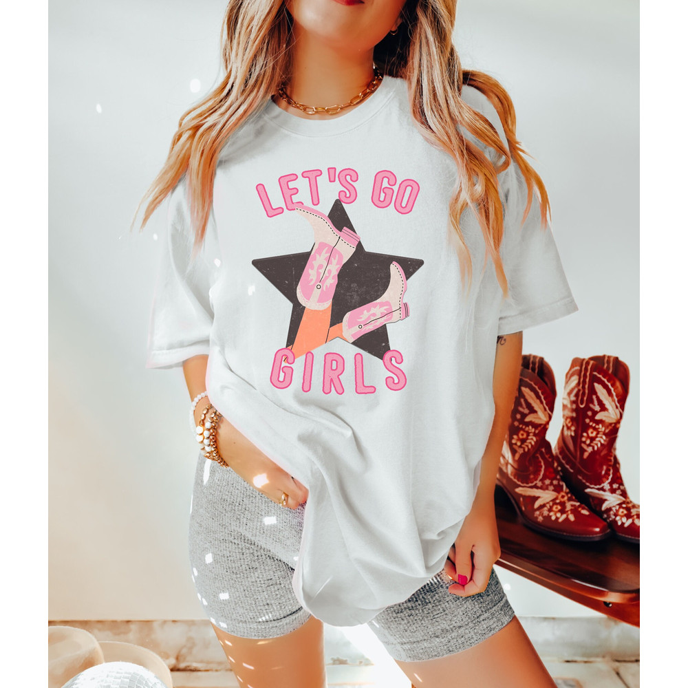 Comfort Colors Shirt, Let's Go Girls Shirt, Bachelorette Party Shirts, Bridesmaid Shirts, Bridal Party Shirts, Wedding Party, Nashville Bach - 7.jpg