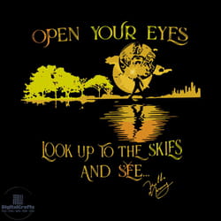 open your eyes look up to the skies and see svg, trending svg, river svg