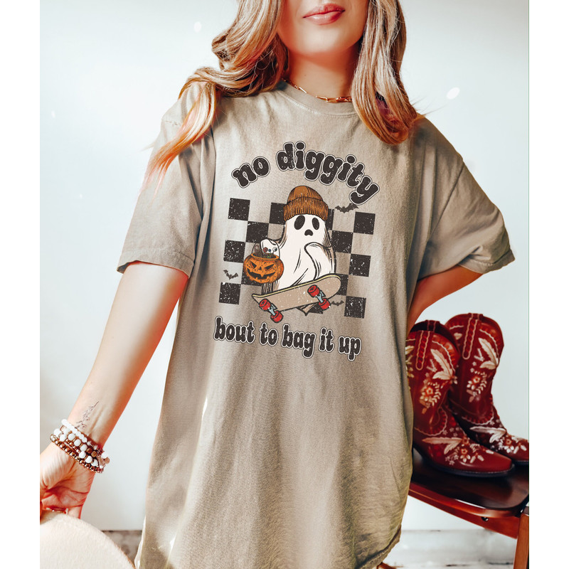 Comfort Colors Shirt, Retro Halloween Shirt, Comfort Colors Halloween, Vintage Halloween Shirt, No Diggity Bout To Bag It Up Shirt, Funny - 6.jpg