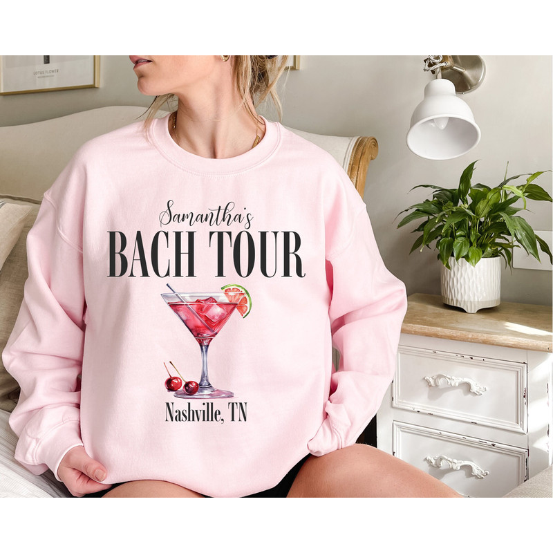 Custom Bachelorette Sweatshirts, Personalized Bachelorette Shirts, Bach Tour Shirts, Bridesmaid Sweatshirts, Bride Sweatshirt, Bridal Party - 7.jpg