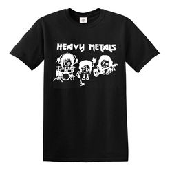 heavy metal drum guitar t-shirt rock punk band music dark goth gift t-shirt top