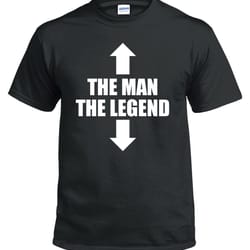 the man men's t-shirt tee joke clothing birthday xmas gift party novelty t shirt top