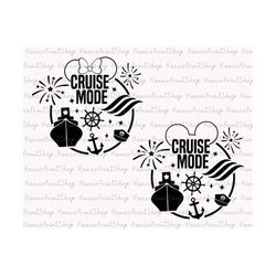 bundle cruise mode svg, cruise trip svg, family vacation svg, family trip svg, vacay mode svg, magical kingdom svg, fami