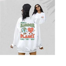 create a kinder planet sweatshirt, positive sweatshirt, mental health awareness, grow positive thoughts crewneck, spread