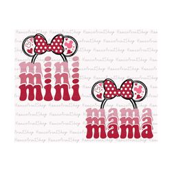 bundle mama mimi svg, mother's day svg, mimi mouse svg, mom svg, mama trip svg, mama shirt, vacay mode svg, blessed mom