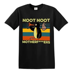 noot noot motherfuers men's t-shirt joke t-shirt clothing birthday novelty t shirt tee shirt top