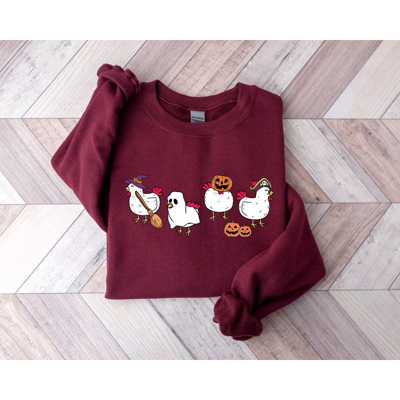 Chicken Sweatshirt, Mothers Day Chicken Sweatshirt, Animal Sweatshirt, Funny Farmer Farm Shirt, Women Chicken Sweatshirt, Chicken Shirt - 4.jpg